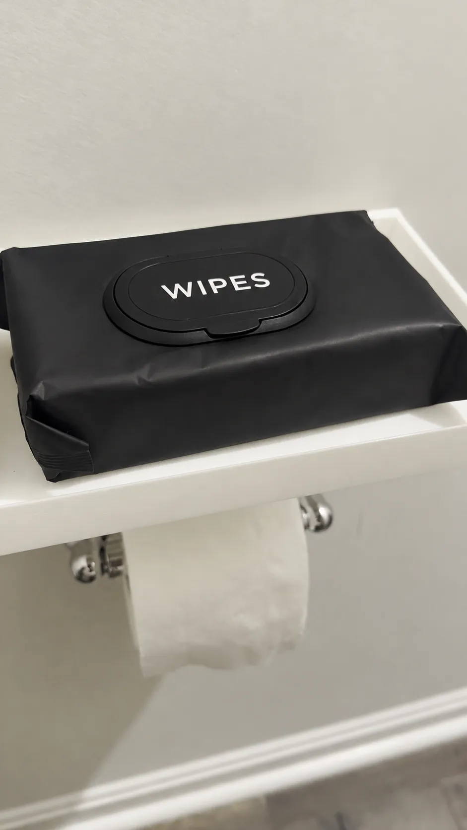 Bathroom Shelf for Flushable Wipes