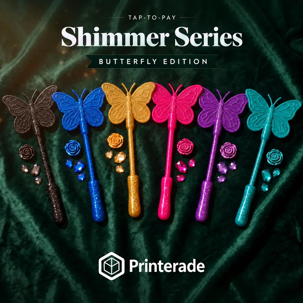 Shimmer Series - Tap to Pay Butterfly
