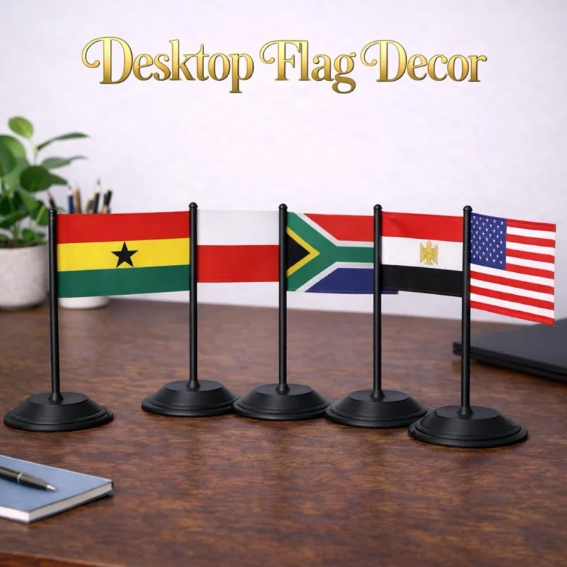 Custom Country Desktop Flag