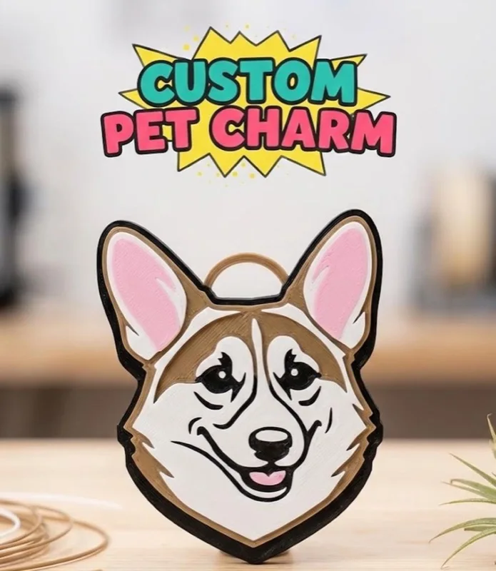 Custom Pet Photo Charm