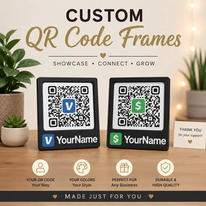 Custom QR Code Stand