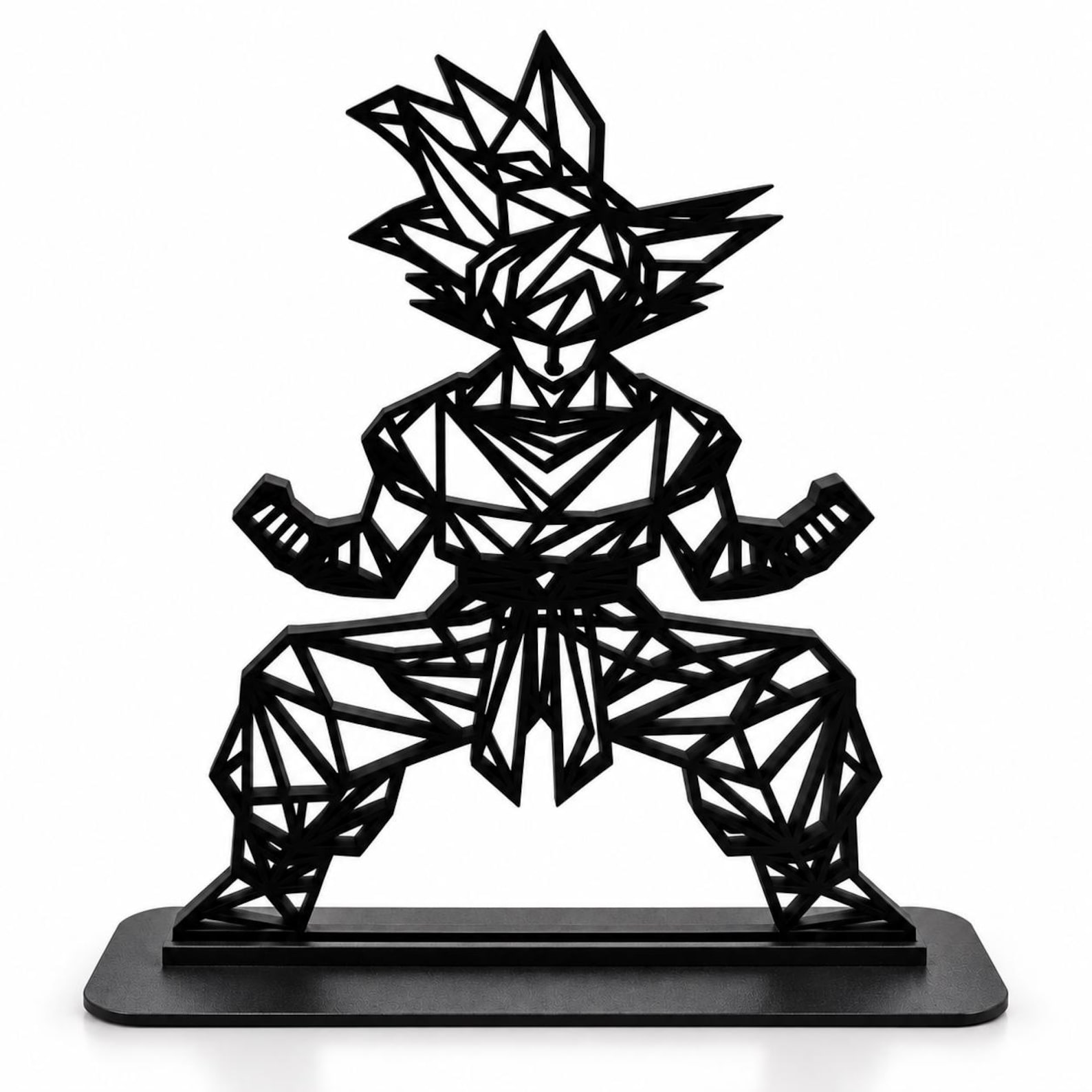 Goku Wire Art Sculpture
