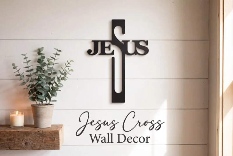 Jesus Cross Wall Decor