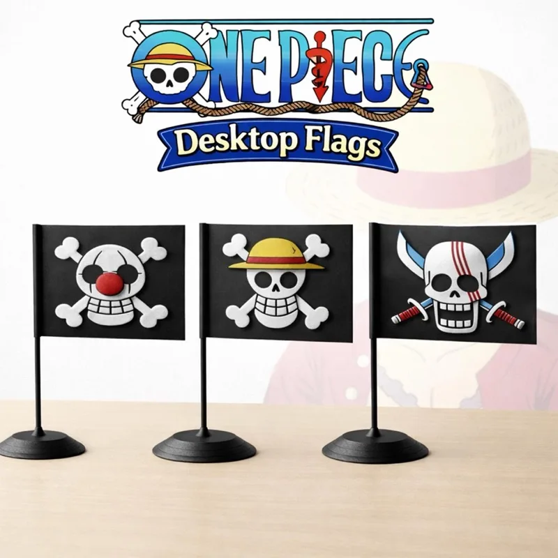 One Piece Jolly Roger Desktop Flag